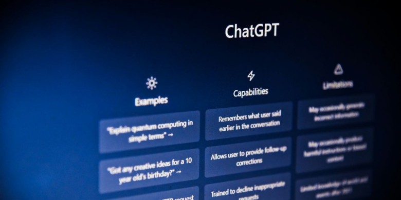 La plataforma ChatGPT a la pantalla d'un ordinador.