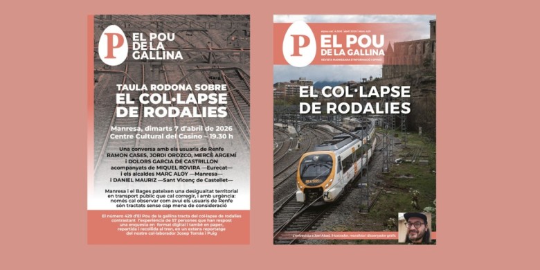 El Pou de la Gallina debatrà sobre el col·lapse de Rodalies