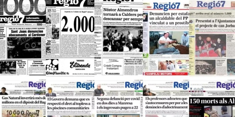 Regió7 arriba al número 15.000 i recupera les portades de cada miler
