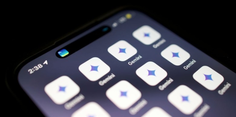 L'aplicació Gemini en un telèfon mòbil.