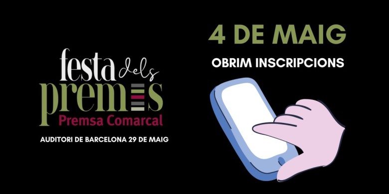 El pròxim dilluns obrim inscripcions a la Festa dels Premis Premsa Comarcal
