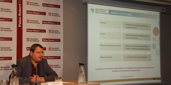 Enric Yarza dimarts al Palau Robert de Barcelona