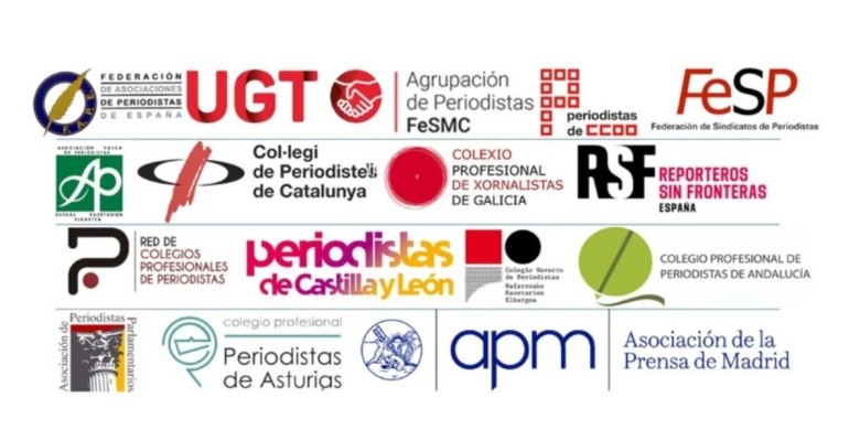 Els logotips de les institucions que signen el manifest